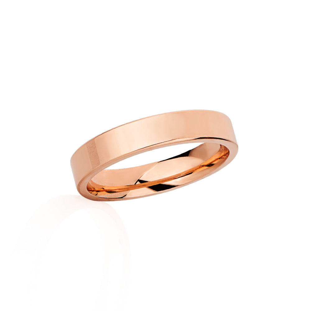 Aliança em Ouro Rosé 18K - 3,8 mm